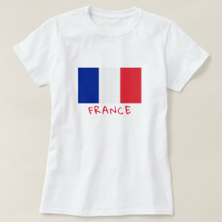 Dames T-shirt Frankrijk