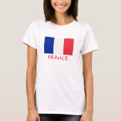 Dames T-shirt Frankrijk (Voorkant)