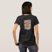 Dames T-Shirt - Hoe kun je niet staan? (Achterkant volledig)