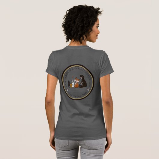 Dames T-shirt Imagination & Intuition Collide (Achterkant volledig)