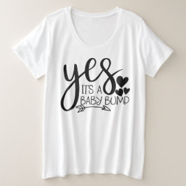 Dames T-shirt in grote maten, basis model