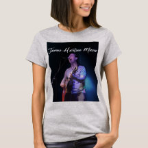 Dames T-shirt - James Hartsoe Muziek zingen