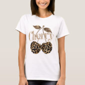 dames T-shirt Kers (Voorkant)