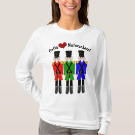 Dames T-Shirt, lange hoes, liefdeskrakers, T-shirt