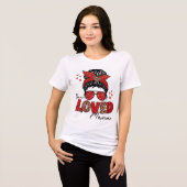 Dames T-shirt Loved Mama (Voorkant volledig)