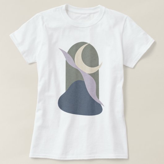 Dames T-shirt met 80s popartpatroon (Design voorkant)