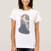 Dames T-shirt met 80s popartpatroon (Voorkant)