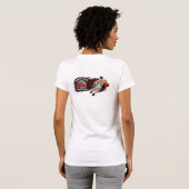 dames T-shirt met aansluitende pasvorm  (Achterkant volledig)