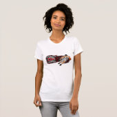 dames T-shirt met aansluitende pasvorm  (Voorkant volledig)