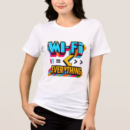 Dames T-shirt met een grappige inscriptie