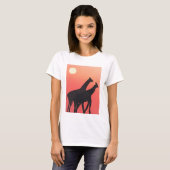 Dames T-shirt met Giraffe design (Voorkant volledig)