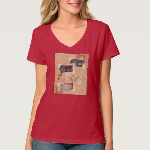 Dames T-shirt met Grafische Foto Collage   Trendy 