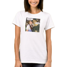 DAMES T SHIRT MET GRAP
