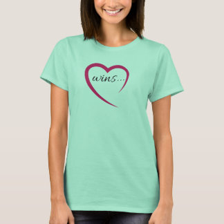Dames T-shirt met hart
