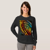 Dames T-shirt met lange mouwen (Voorkant volledig)