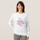 Dames t-shirt met lange mouwen (Voorkant volledig)