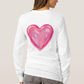 Dames t-shirt met lange mouwen (Achterkant)