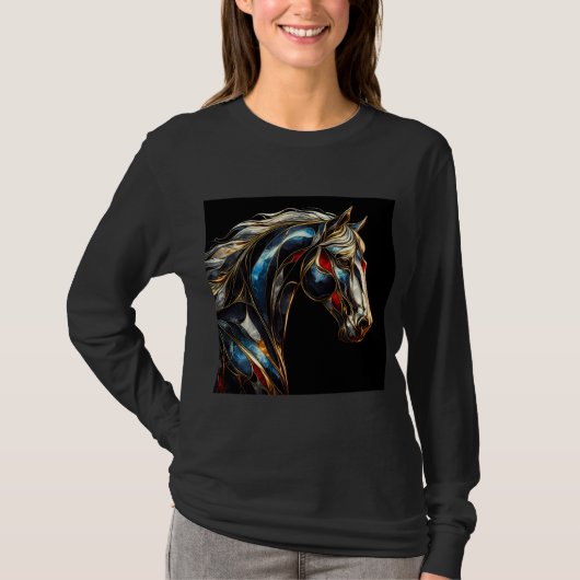 Dames T-shirt met lange mouwen Artwork 14 (Voorkant)