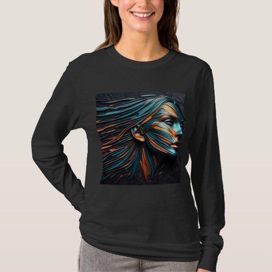 Dames T-shirt met lange mouwen Artwork 38 (Voorkant)