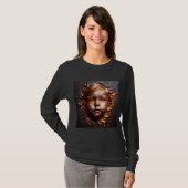 Dames T-shirt met lange mouwen Artwork 9 (Voorkant volledig)