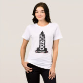 Dames T-shirt met London England (Voorkant volledig)