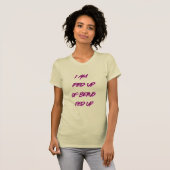 Dames T-shirt met ronde hals (Voorkant volledig)