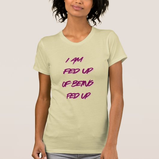 Dames T-shirt met ronde hals (Voorkant)