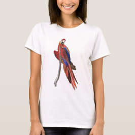 Dames t-shirt met scarlakens ara ontwerp