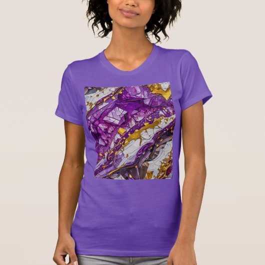 Dames T-shirt met slanke pasvorm (Voorkant)