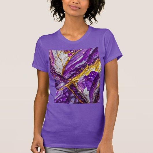 Dames T-shirt met slanke pasvorm (Voorkant)