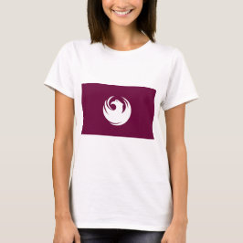 Dames T-shirt met vlag van Phoenix, Arizona, VS