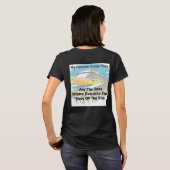 DAMES T-SHIRT - Mijn favoriete cruisehavens (Achterkant volledig)