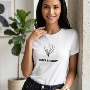 Dames T-shirt Minimalistische Lijnkunst Abstract