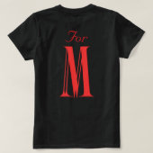 Dames T-Shirt MM (Design achterkant)
