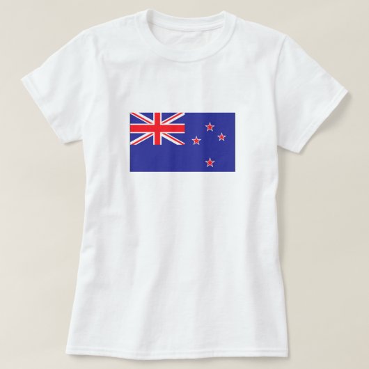 Dames T-Shirt Nieuw-Zeeland (Design voorkant)
