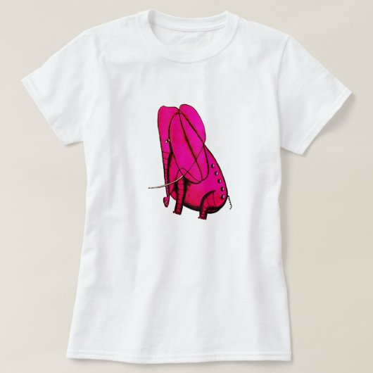 Dames T-shirt Olifant (Design voorkant)