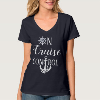 Dames T-shirt 'Op cruise control'