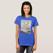 Dames T-shirt Oude Testament citaat (Voorkant volledig)
