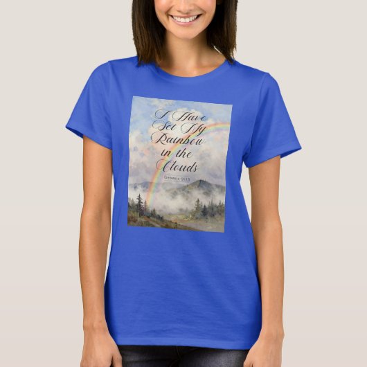 Dames T-shirt Oude Testament citaat (Voorkant)