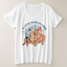 DAMES T-SHIRT - PLUS MAAT MET LOGO