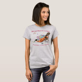 Dames T-shirt Punch the Monkey (Voorkant volledig)