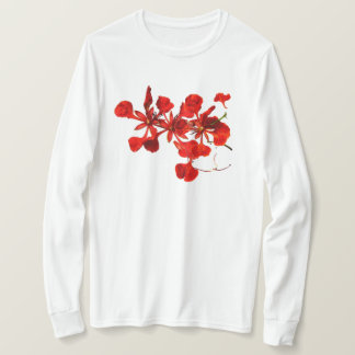 Dames T-shirt Royal Poinciana Bloem
