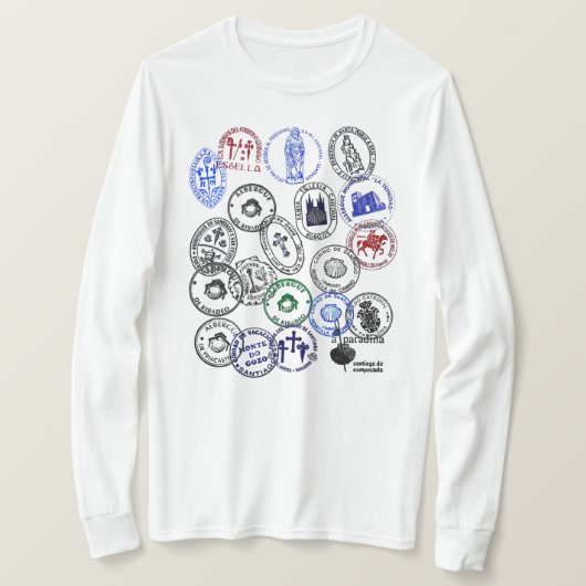 Dames T-shirt Saint James Way (Design voorkant)