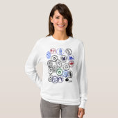Dames T-shirt Saint James Way (Voorkant volledig)