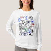 Dames T-shirt Saint James Way (Voorkant)