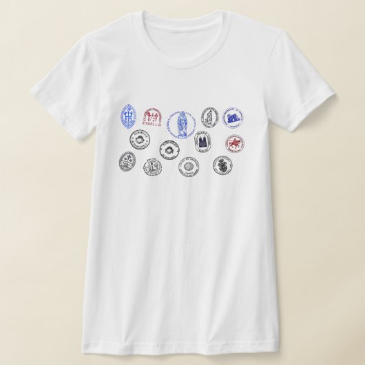 Dames T-Shirt Saint James Way (Laagn)
