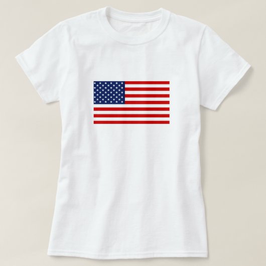 Dames T-Shirt USA (Design voorkant)