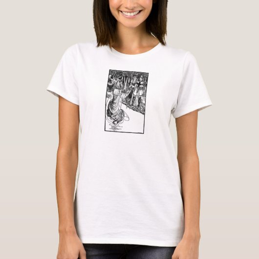 Dames T-shirt van Koning Arthur (Voorkant)