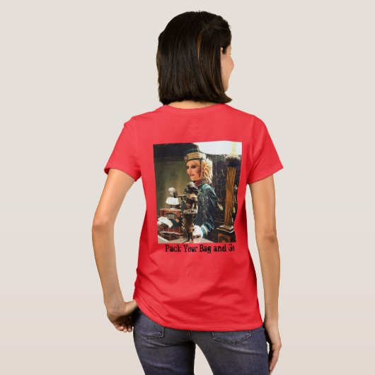 Dames T-shirt van Penelope van Face Off (Achterkant volledig)