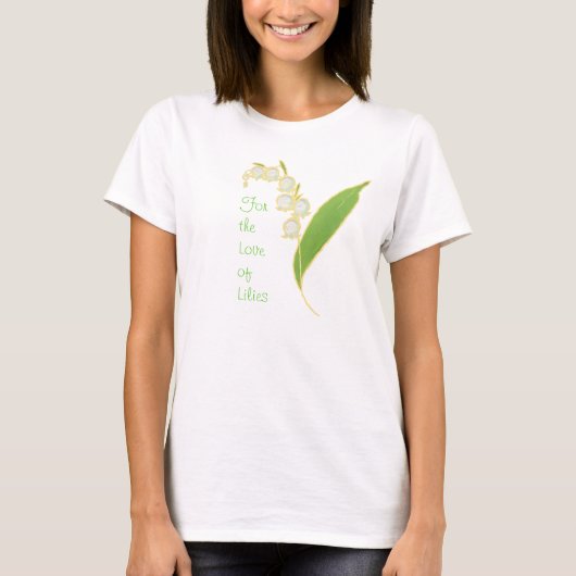 Dames T-shirt: Voor de liefde van Lily van de Vall T-shirt (Voorkant)